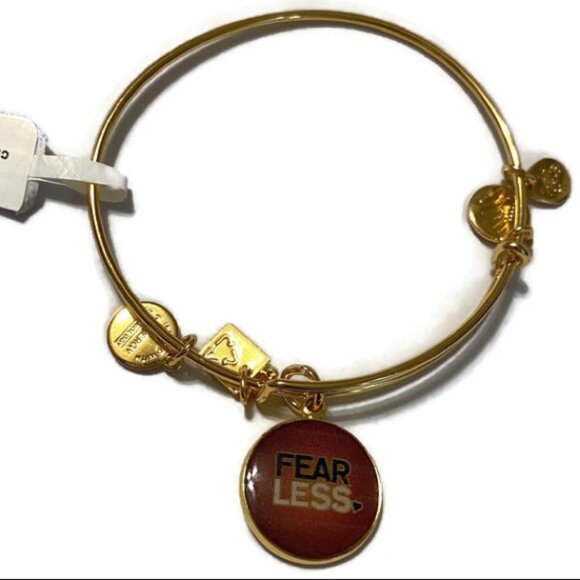 NWT Alex and Ani Fearless Life is Good Bangle  756 - Picture 6 of 7